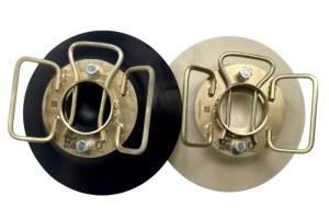 Подпятник в сборе R-40мм (белый с белым кронштейном) Ф380хН90